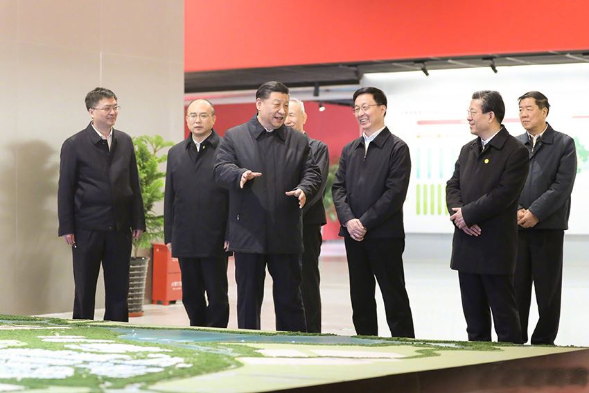 General Secretary Xi Jinping inspects Xiong'an Citizens Service Center designed by J&A
